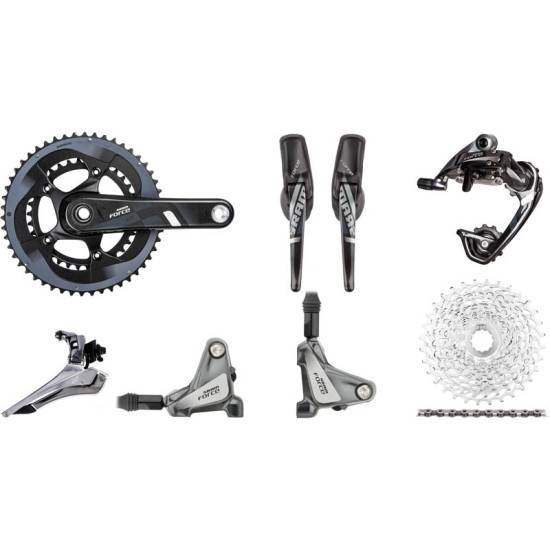 SRAM Force 22 FM 2×11 34-50 GXP Hydraulic Disc Brake Groupset