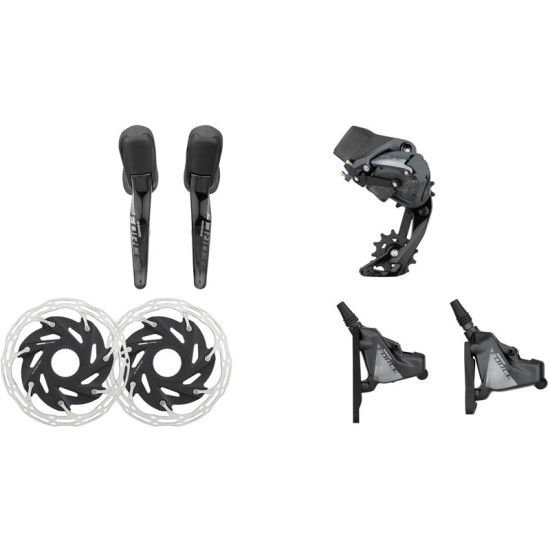 SRAM Force eTap AXS HRD FM 1×12-speed Center Lock Shifting Groupset