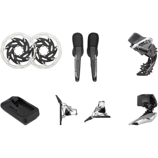 SRAM Red eTap AXS HRD FM 2×12-Speed 6-Bolt Shifting Groupset